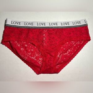 Victoria's Secret Red Lace Hipster